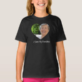 Oma aangepaste foto gepersonaliseerde Valentijnsda T-shirt (Voorkant)