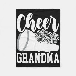 Oma aanmoedigen Oma die cheerleading doet Cheerlea Fleece Deken