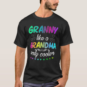 Oma als een oma alleen koelere bijpassende familie t-shirt