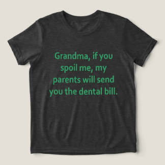 Oma, als jij me verwent Tri-Blend shirt