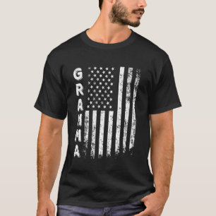 Oma Amerika Vlag Moederdag 4 juli Vrouwen T-shirt