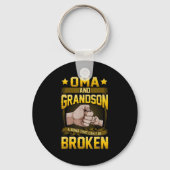 Oma And Grandson A Bond That Can't Be Broken Shirt Sleutelhanger (Voorkant)