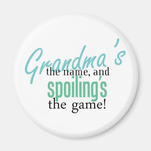 Oma's de Naam, en Spoiling's G Magneet (Voorkant)