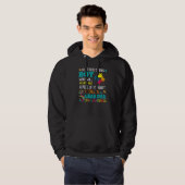 Oma Autism Austistic Boy Piece Mijn He Hoodie (Voorkant volledig)