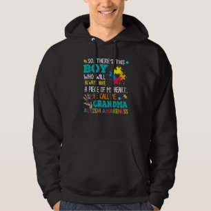 Oma Autism Austistic Boy Piece Mijn He Hoodie