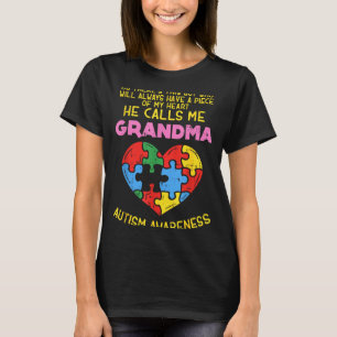Oma Autisme Bewustzijn T-shirt Autistische Jongen