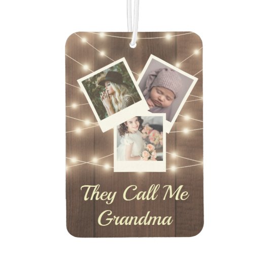 Oma Automobile Baby Ontwerp Uw Eigen Familie Luchtverfrisser (Achterkant)