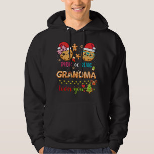 Oma Baby Geslacht Onthullen Kerstmis Gingerbread B Hoodie