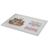 Oma bakken kerstherinneringen snijplank (Hoek)