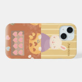 Oma bakt koekjes iPhone 15 case (Achterkant horizontaal)