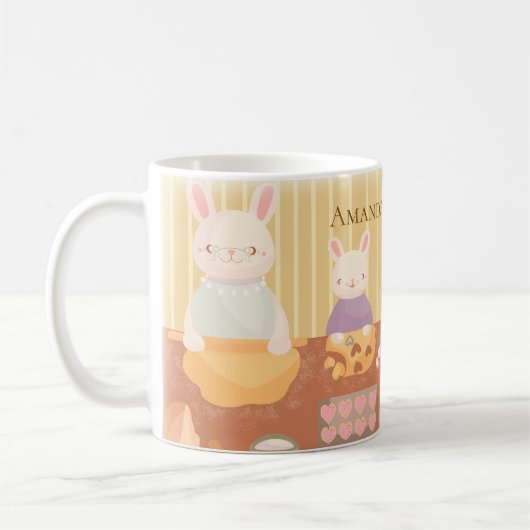 Oma bakt koekjes koffiemok (Links)
