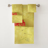 oma, Bath Towel Set, Kerstmis, set, home, Bad Handdoek (Insitu)