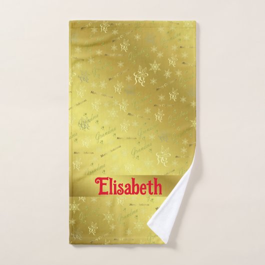 oma, Bath Towel Set, Kerstmis, set, home, Bad Handdoek (Handdoek)