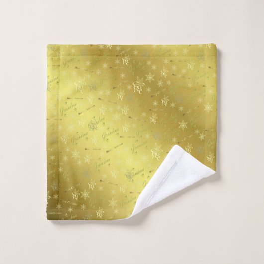 oma, Bath Towel Set, Kerstmis, set, home, Bad Handdoek (Wasdoekje)