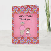 Oma bedankt kaart (Voorkant)