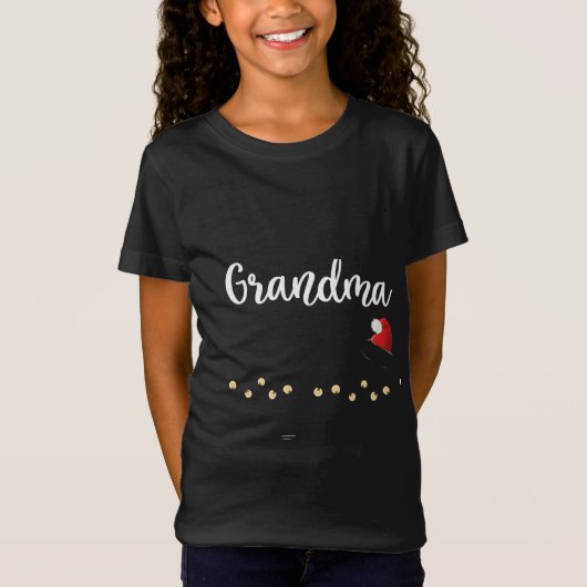Oma Beer kerstpyjama T-shirt (Voorkant)