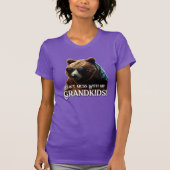 Oma Beer "Niet knoeien met mijn kleinkinderen" T-shirt (Voorkant)