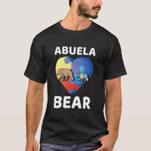 Oma Beer Wereld Autisme Bewustzijn Familie Oma  T-shirt