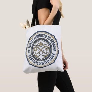 Oma Benoemd Aankondiging Tote Bag