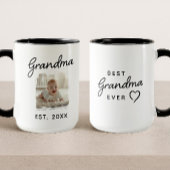 Oma Beste Ooit Foto Vastgestelde Datum Mok