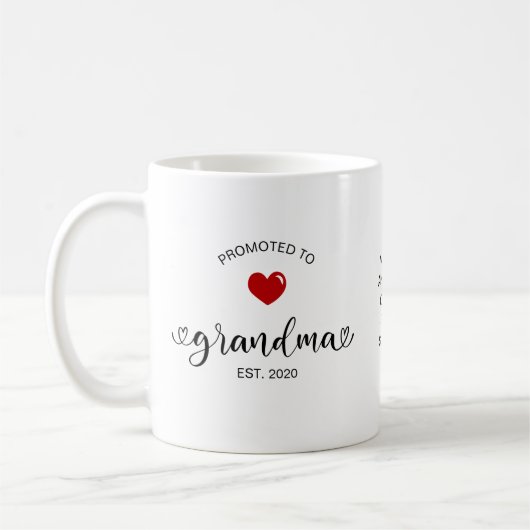 Oma Bevorderd Tot Oma Cadeau Koffiemok (Links)