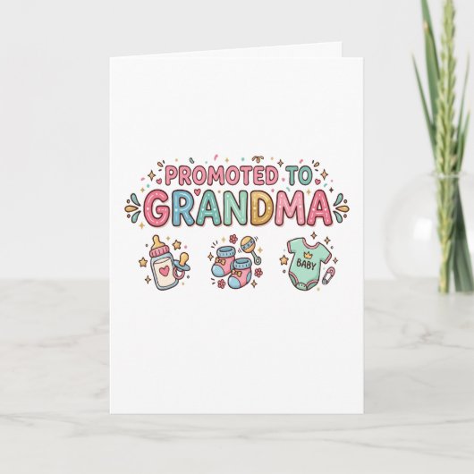 Oma Bevordering Aankondiging (Voorkant)