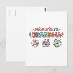 Oma Bevordering Aankondiging Briefkaart