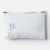 Oma Blauwe Toile Bloem Make-uptas Etui (Achterkant)