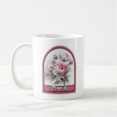Oma  Bloemen Grootmoeder Koffiemok (Links)