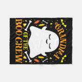 Oma Boo Crew Ghost Matching Family Set Hallowe Fleece Deken (Voorkant (Horizontaal))