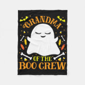 Oma Boo Crew Ghost Matching Family Set Hallowe Fleece Deken (Voorkant)