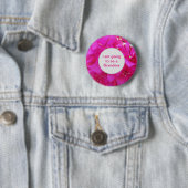 Oma Bright Pink Azalea Flower Ronde Button 5,7 Cm (In situ)