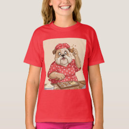 Oma Bulldog koekjes bakken door Natasha Us T-shirt