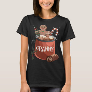 Oma Cacao Mok Gingerbread Cookie Xmas Kerstmis T-shirt