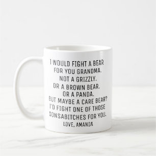 Oma cadeau, grappige Oma persoonlijk cadeau, Oma Koffiemok