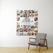 Oma cadeau multi foto mooie bloemstuk  wandkleed (In situ)