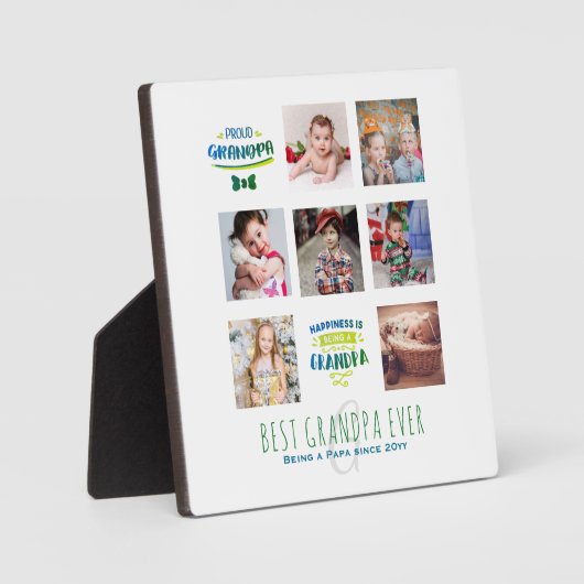 OMA CADO FOTOCOLLAGE Cadeau Trots Opa Oudeheer Fotoplaat (Voorkant)