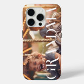 Oma | Chic Boho Lettering & Foto Case-Mate iPhone Case (Achterkant)