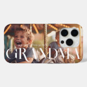 Oma | Chic Boho Lettering & Foto Case-Mate iPhone Case (Achterkant (horizontaal))