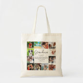 Oma Citaat Modern Script 12 Fotocollage Tote Bag (Voorkant)
