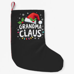 Oma Claus Kerst Familie Unie Outfit Kleine Kerstsok