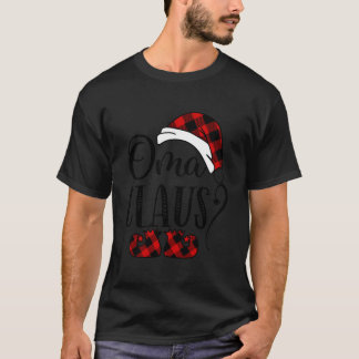 Oma Claus Kerst Oma Gift T-shirt