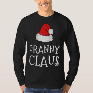 Oma Claus Kerst Pet Familie Groep Matching P T-shirt