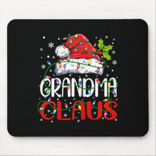 Oma Claus Kerstman Matching Familie Xmas Muismat