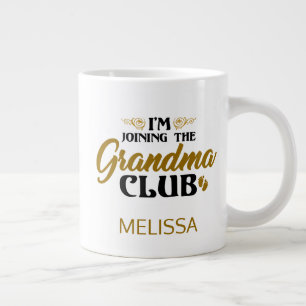 Oma Club Baby Reveal Gepersonaliseerd Grote Koffiekop