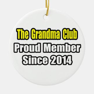 Oma Club ... lid van de groep sinds 2014 Keramisch Ornament