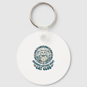 Oma Cottage Ambacht Kat Minnaar Shirt Kunst - Gr Sleutelhanger