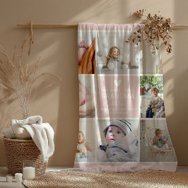 OMA 'de meest geliefde' Foto Collage Fleece Deken