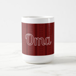 Oma Deep Red Koffiemok