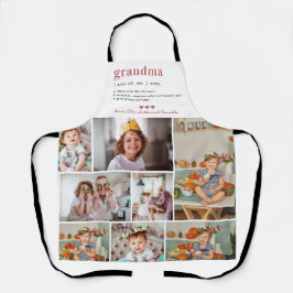 Oma Definitie | 8 Foto Gepersonaliseerd Schort